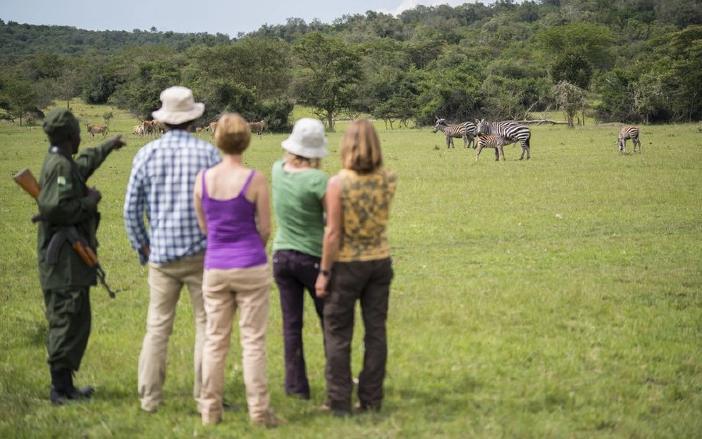 walking safari at mihingo lodge